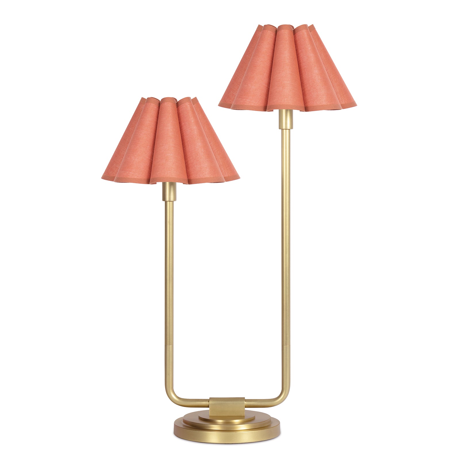 Regina Andrew Polly Double Arm Natul Bss Table Lamp