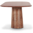 TOV Furniture Gladyss Burl Oval Dining Table