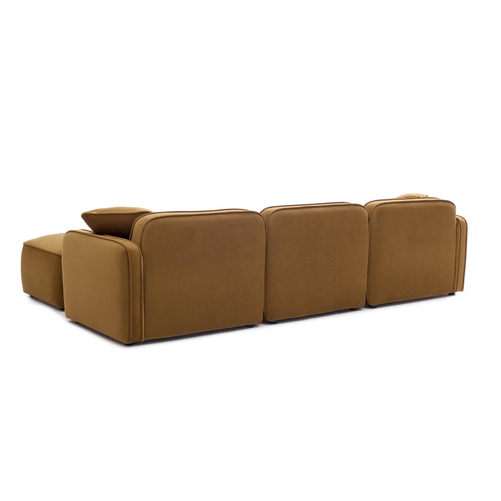 TOV Furniture Travie 4-Piece Modular Sectional