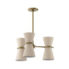 Gable Antique Natural Brass Pendant