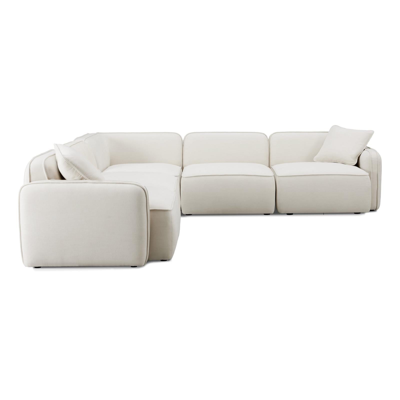 TOV Furniture Travie 5-Piece Modular L-Sectional