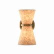 Gable Antique Natural Brass Sconce