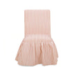 TOV Furniture Gertrude Striped Performance Linen Skirted Dining Chair