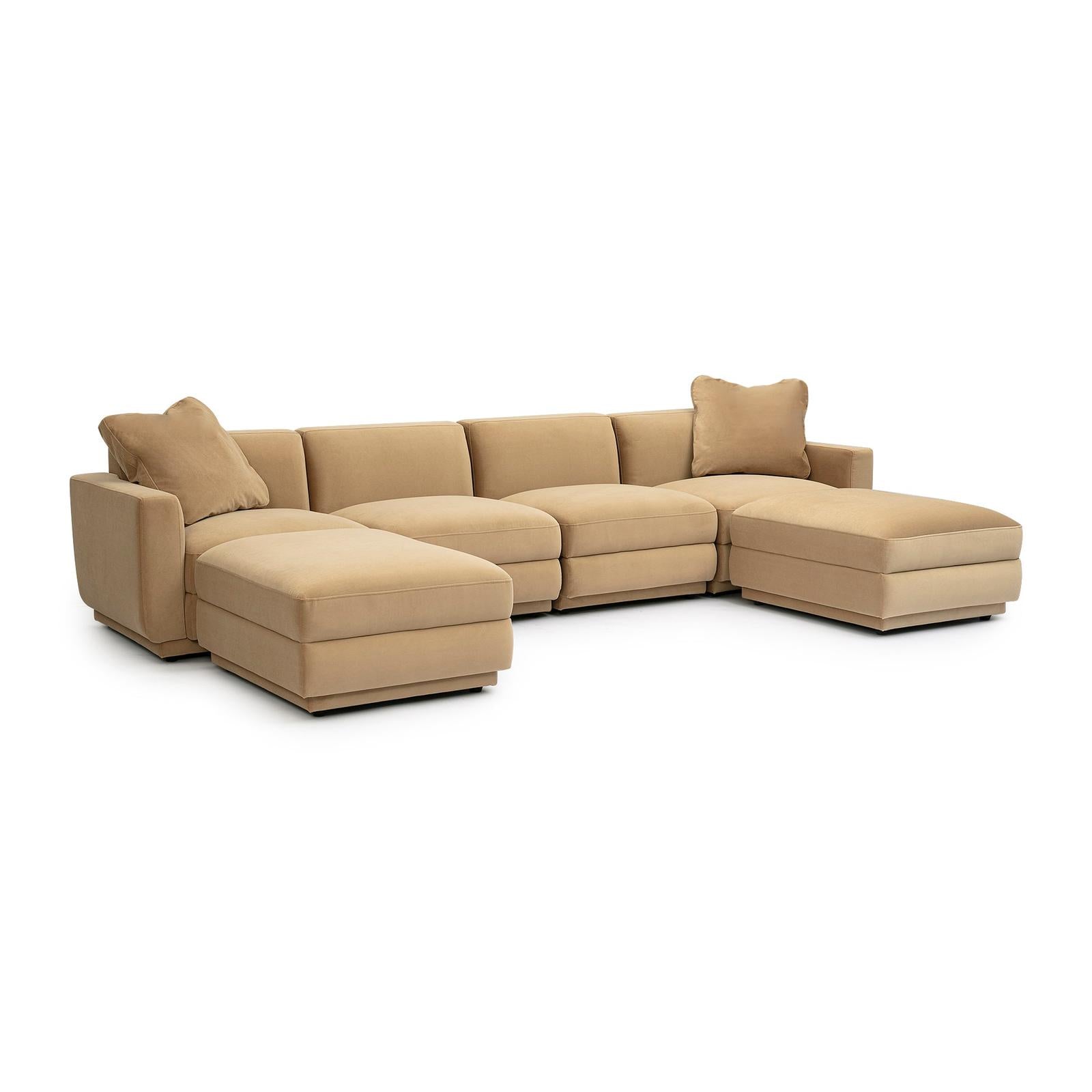 TOV Furniture Perry 6-Piece Modular U-Sectional