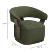 TOV Furniture Madison Performance Swivel Accent Chair