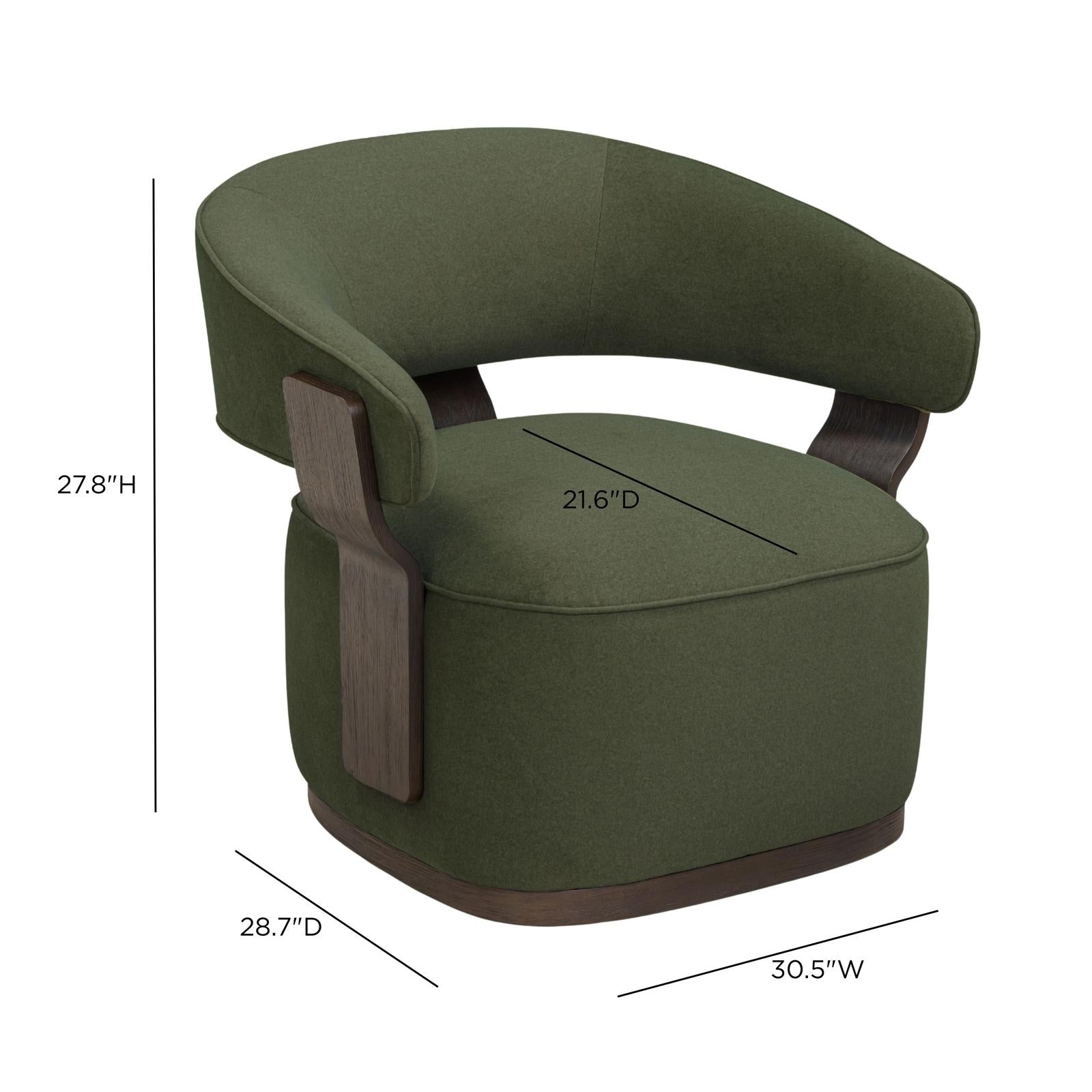 TOV Furniture Madison Performance Swivel Accent Chair