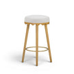 TOV Furniture Oodle Performance Vegan Mohair Bar Stool