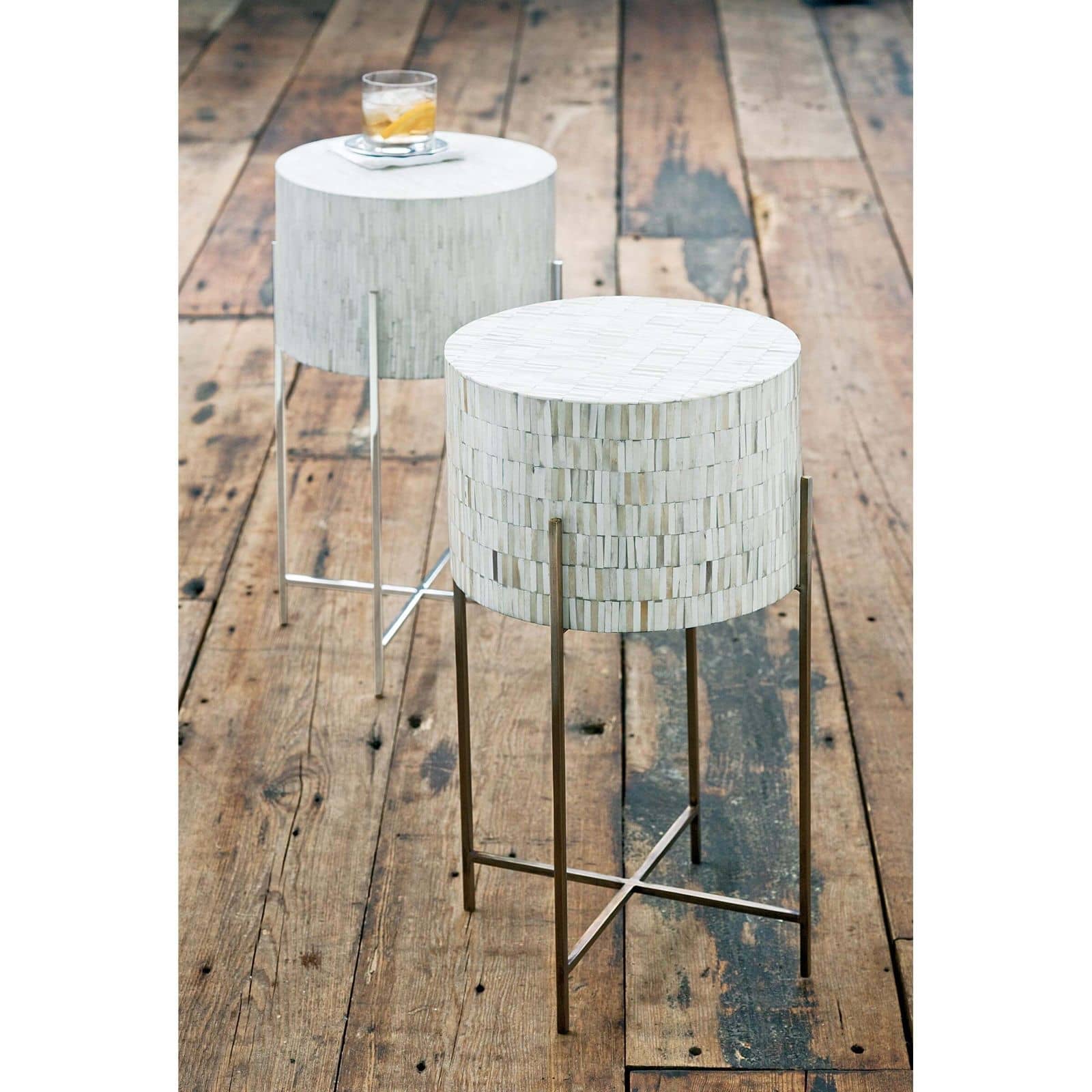 Regina Andrew Bone Drum Table