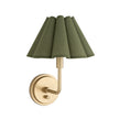 Polly Natural Brass Single Sconce