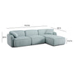 TOV Furniture Travie 4-Piece Modular Sectional