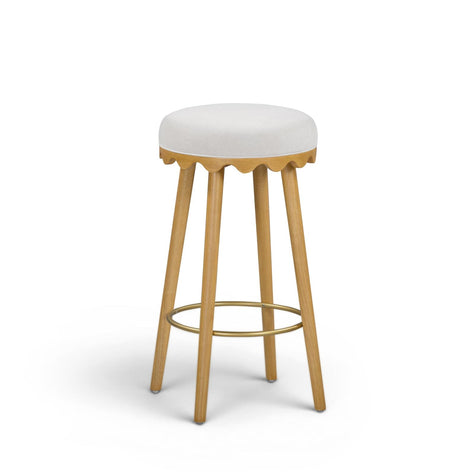 TOV Furniture Oodle Performance Vegan Mohair Bar Stool