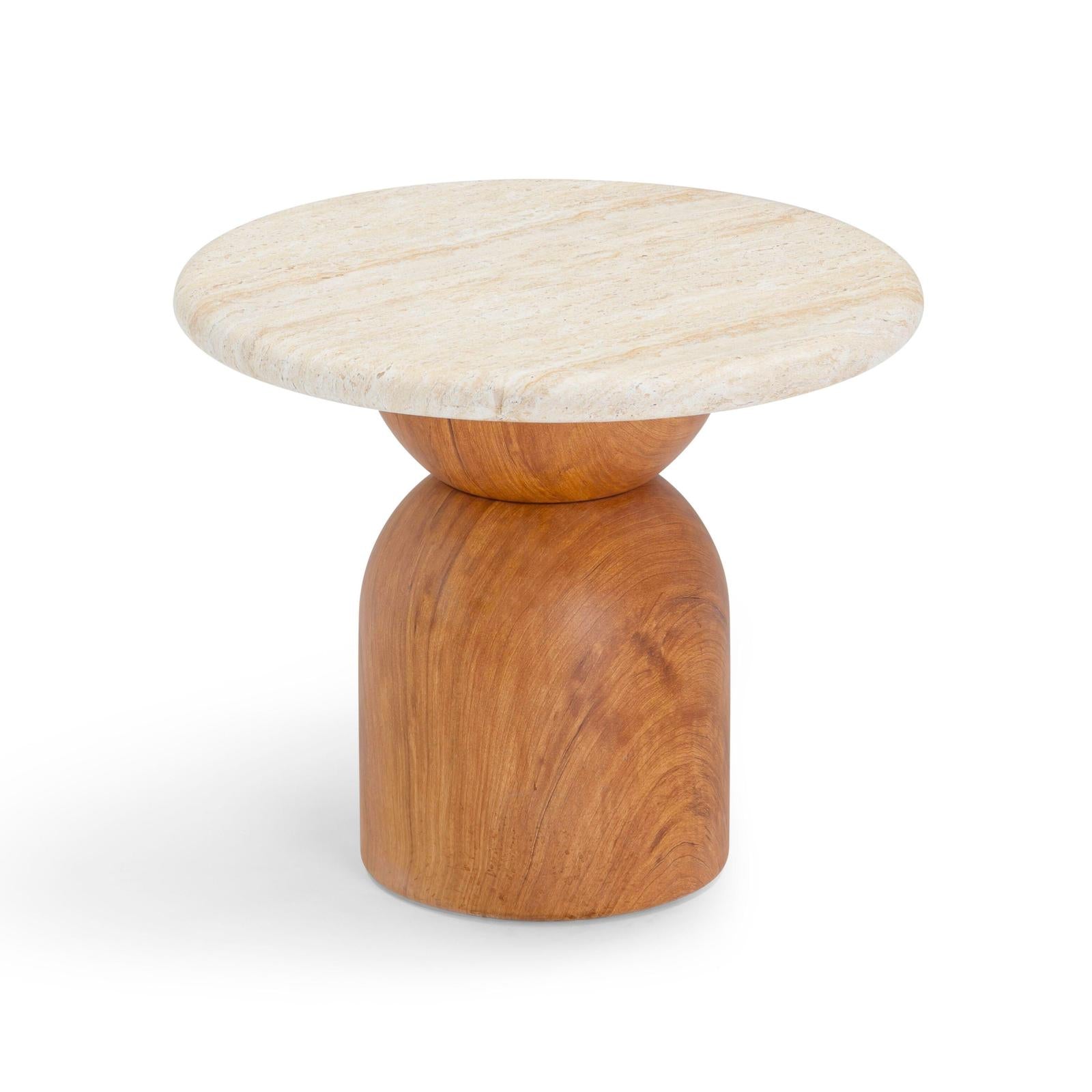 TOV Furniture Cynthia Concrete Indoor/Outdoor Side Table