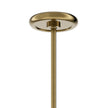 Gable Antique Natural Brass Linear Chandelier