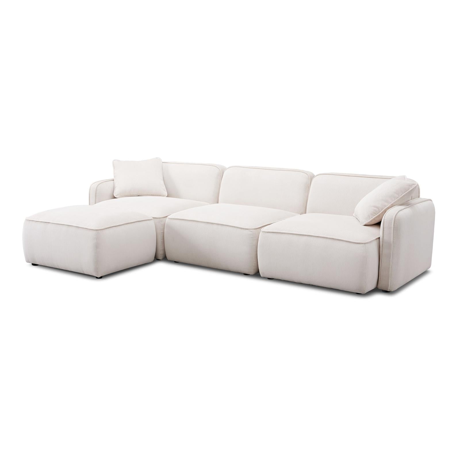 TOV Furniture Travie 4-Piece Modular Sectional