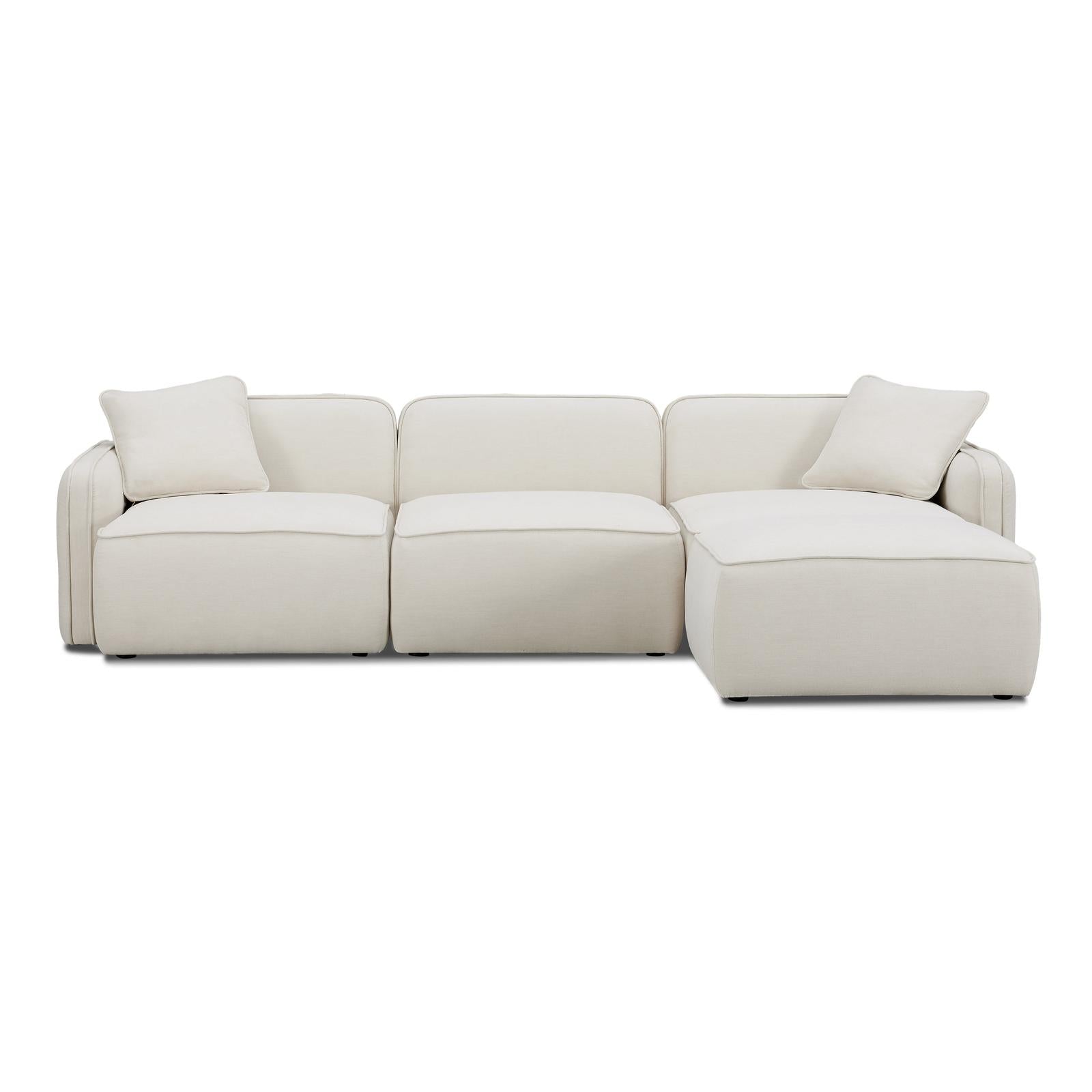 TOV Furniture Travie 4-Piece Modular Sectional