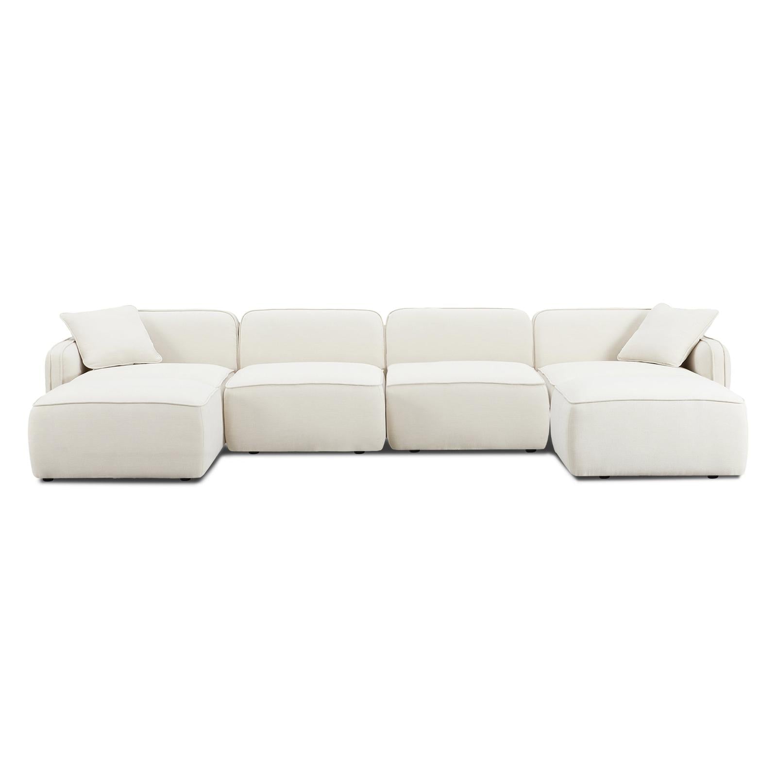 TOV Furniture Travie 6-Piece Modular U-Sectional