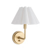 Polly Natural Brass Single Sconce