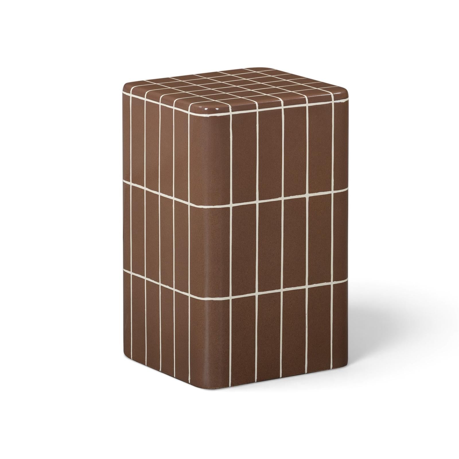 TOV Furniture Tatiana Square Concrete Indoor/Outdoor Side Table
