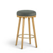 TOV Furniture Oodle Performance Vegan Mohair Bar Stool