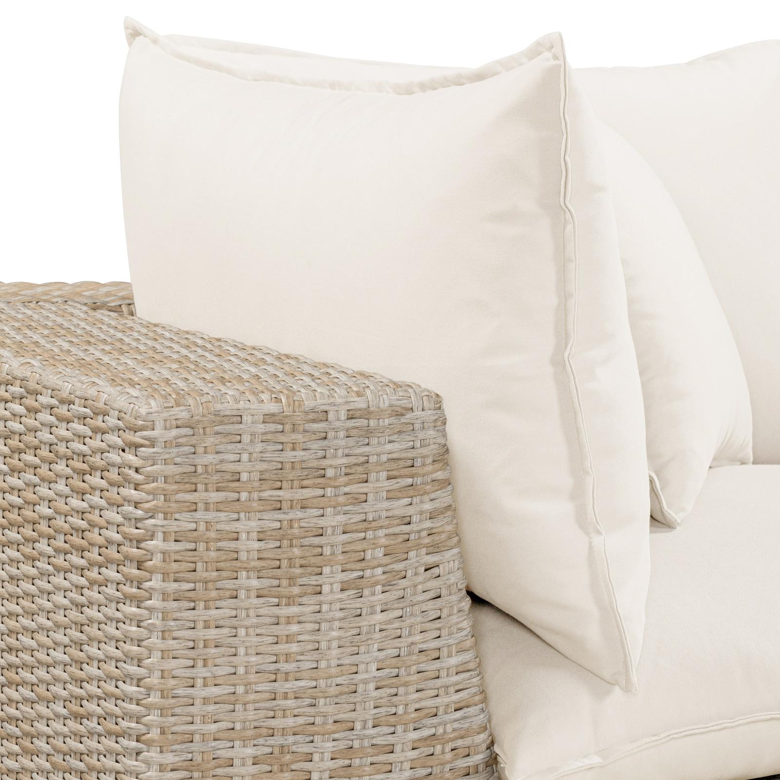 TOV Furniture Cali Performance Fabric & Wicker Outdoor Modular Components