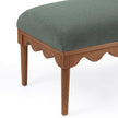 TOV Furniture Oodle Performance Vegan Mohair Bench