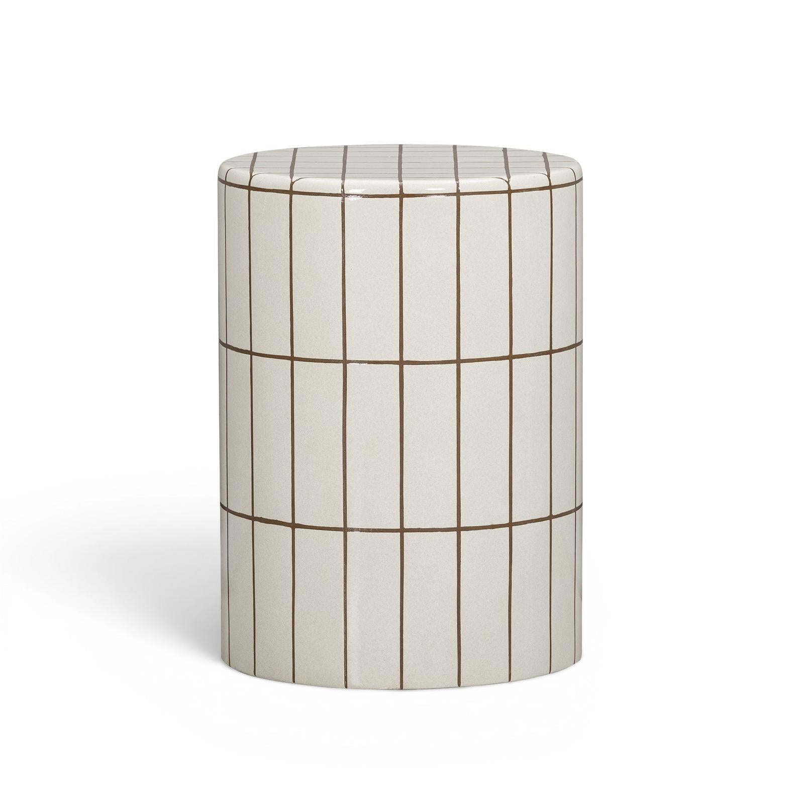 TOV Furniture Tatiana Round Concrete Indoor/Outdoor Side Table