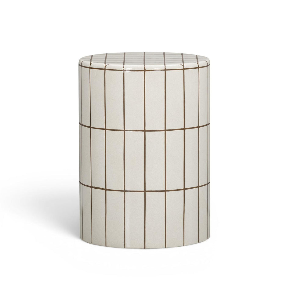 TOV Furniture Tatiana Round Concrete Indoor/Outdoor Side Table