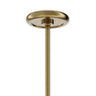 Gable Antique Natural Brass Linear Chandelier