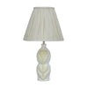 TOV Furniture Edith Curved Papier Mache Flower Pleated Table Lamp