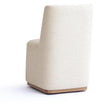 TOV Furniture Melissa Performance Fabric Rolling Dining Chair