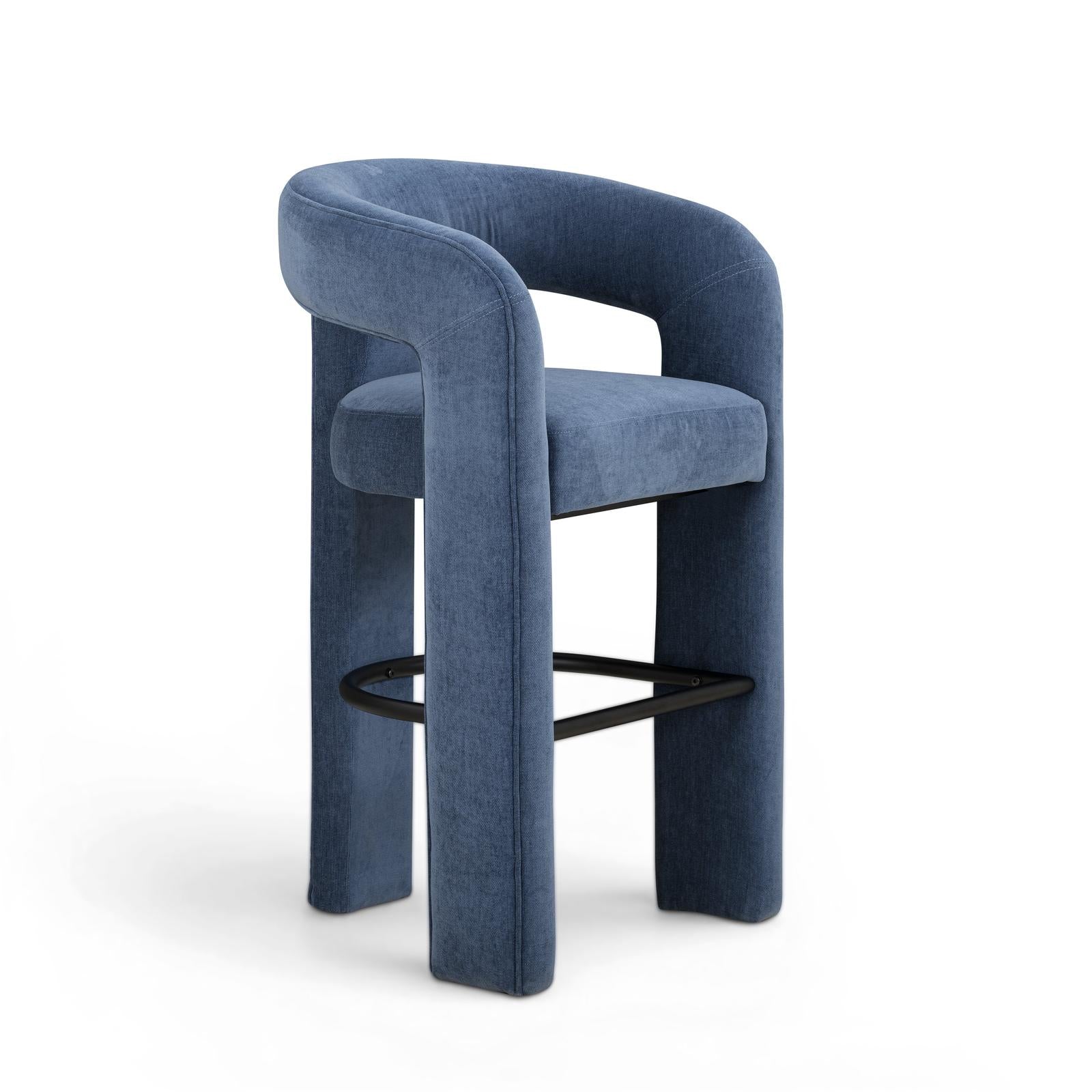 TOV Furniture Malone Performance Chenille Bar Stool