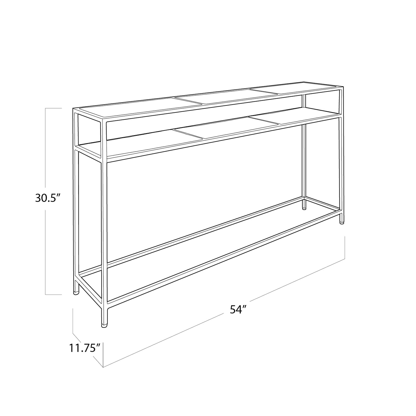 Regina Andrew Echelon Console Table