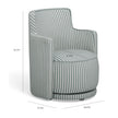 TOV Furniture Passe Swivel Accent Chair