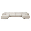 TOV Furniture Zenith 8-Piece Contract-Grade Upcycled Fabric Modular U-Sectional
