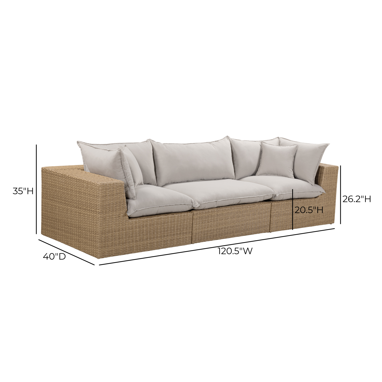 TOV Furniture Cali 120