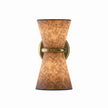 Gable Antique Natural Brass Sconce