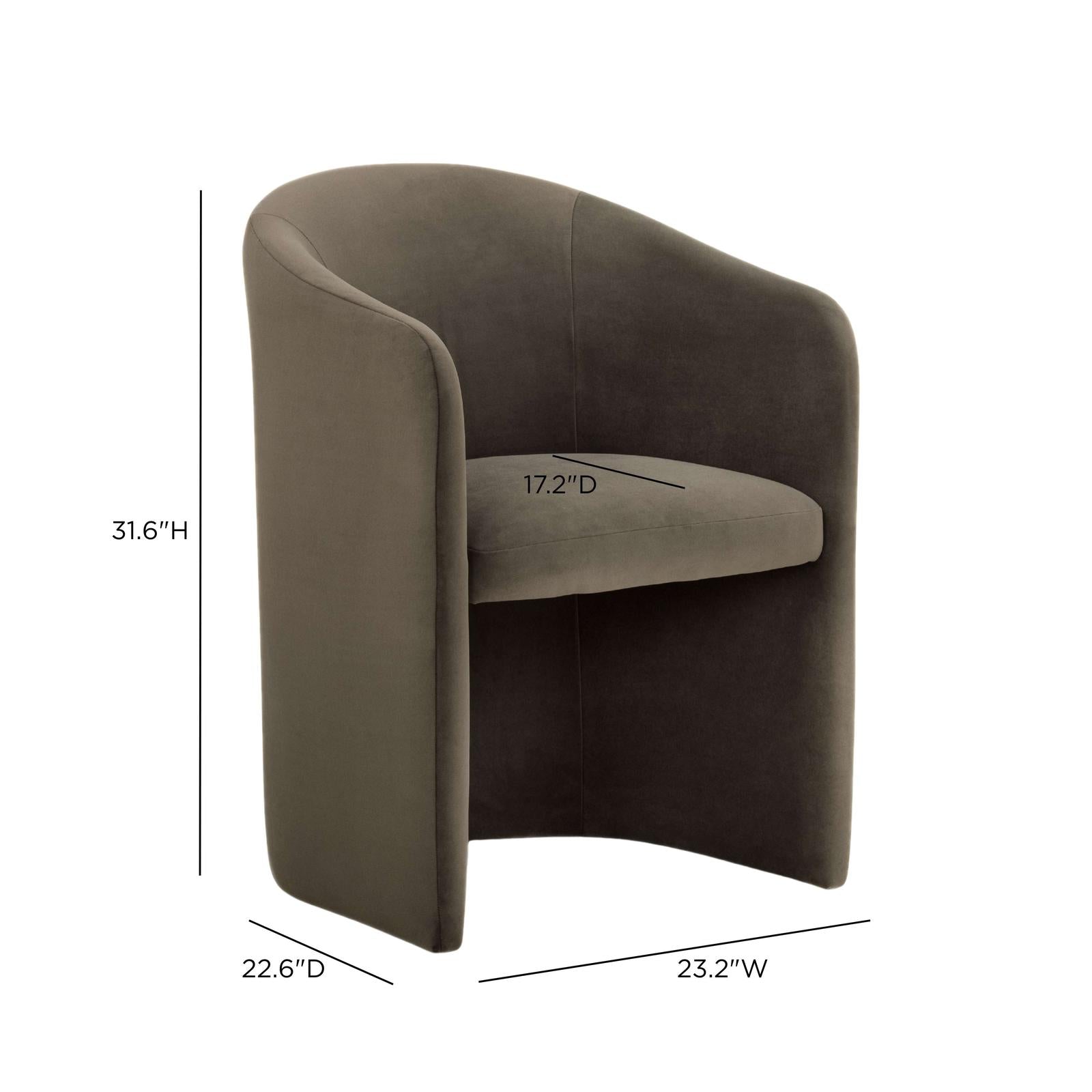 TOV Furniture Seraphina Performance Velvet Dining Chair
