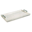 Regina Andrew White Bone and Nickel Tray