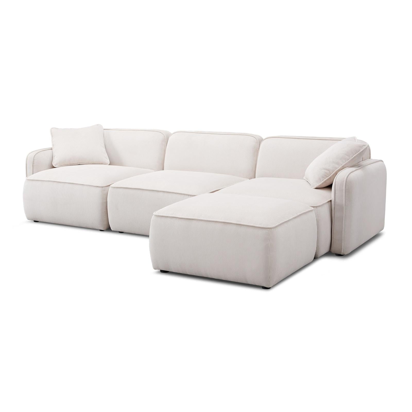 TOV Furniture Travie 4-Piece Modular Sectional