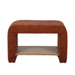 TOV Furniture Alvie Railroad Chenille Storage Side Table