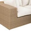 TOV Furniture Cali 4-Piece Performance Fabric & Wicker Outdoor Sectional