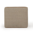 TOV Furniture Byron Square Cotton Jute Ottoman