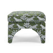 TOV Furniture Raji Leopard Performance Jacquard Ottoman