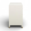TOV Furniture Dani Cream Faux Shagreen Drawer Dresser