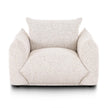 TOV Furniture Saint Tropez Nubby Fabric Armchair in Sand