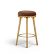 TOV Furniture Oodle Performance Vegan Mohair Bar Stool