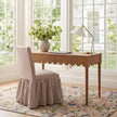 TOV Furniture Gertrude Striped Performance Linen Skirted Dining Chair