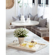 Regina Andrew White Bone and Nickel Tray