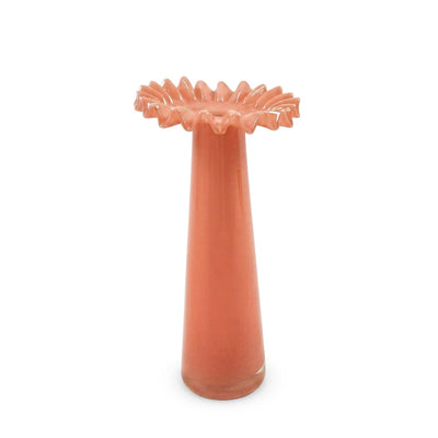 TOV Furniture Ruff Salmon Glass Vase