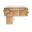 TOV Furniture Perry 4-Piece Modular Sectional